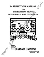 Basler BE1-50-219 Instruction Manual предпросмотр