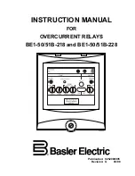 Basler BE1-50/51B-218 Instruction Manual preview