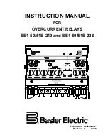 Предварительный просмотр 1 страницы Basler BE1-50/51B-219 Instruction Manual