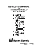 Basler BE1-50/51M-222 Instruction Manual preview