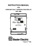 Basler BE1-59N Instruction Manual preview