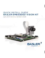 Basler daA2500-60mc-SD820-DB8 Quick Install Manual preview