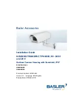 Basler HOUSING TRANSPAC TPH 4000 Installation Manual предпросмотр