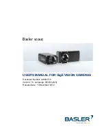 Предварительный просмотр 1 страницы Basler scout GigE User Manual