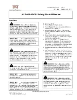 Предварительный просмотр 1 страницы Baso L62AA Installation Instructions Manual