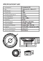 Предварительный просмотр 6 страницы Bass Habit Play P165C User Manual