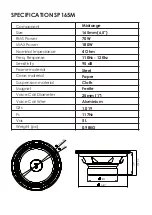 Предварительный просмотр 6 страницы Bass Habit Play SP165M User Manual