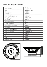 Предварительный просмотр 8 страницы Bass Habit Play SP165M User Manual