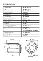 Предварительный просмотр 4 страницы Bass Habit SPL Elite SE45T User Manual