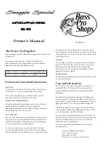 Предварительный просмотр 1 страницы Bass Pro Shops Snaggin Special SS-30 Owner'S Manual