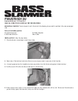 Bass Slammer FMUST05D12U Installation Instructions предпросмотр