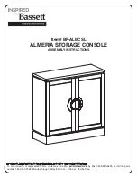 Bassett INSPIRED ALMERIA Assembly Instructions предпросмотр