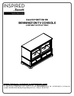 Bassett INSPIRED BP-BNTV48-W8 Assembly Instructions Manual предпросмотр