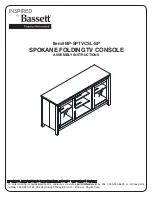 Bassett INSPIRED BP-SPTVCSL-SP Assembly Instructions Manual предпросмотр