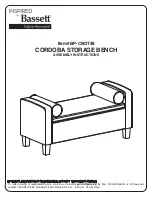 Предварительный просмотр 1 страницы Bassett INSPIRED CORDOBA BP-CBOT48 Assembly Instructions