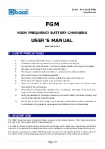 Bassi FGM User Manual предпросмотр