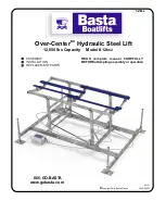 Basta Boatlifts Over-Center 12k64 Manual preview