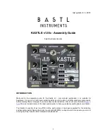 Preview for 1 page of BASTIL Instruments KASTLE v1.5b Assembly Manual