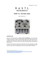 Bastl Instruments DUDE v1.2 Assembly Manual preview