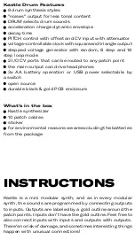 Preview for 3 page of Bastl Instruments KASTLE DRUM Manual