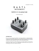 Preview for 1 page of Bastl Instruments KASTLE v1.0 Assembly Manual