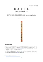 Bastl Instruments KNIT RIDER EXPANDER v1.0 Assembly Manual preview