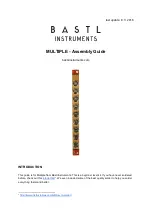 Bastl Instruments MULTIPLE Assembly Manual preview