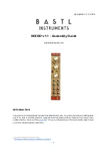 Preview for 1 page of Bastl Instruments NOISE 2 Assembly Manual