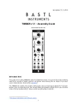 Предварительный просмотр 1 страницы Bastl Instruments Timber Assembly Manual