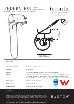 Предварительный просмотр 1 страницы Bastow Tribata FEDERATION F9365 Manual