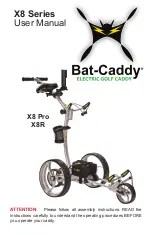 Bat-caddy X8 Pro User Manual preview