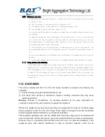 Preview for 6 page of BAT BT3E Manual