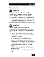 Предварительный просмотр 34 страницы BAT KF-LD-08K Operating Instructions Manual