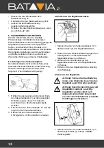 Предварительный просмотр 12 страницы Batavia 7050560 Translation Of The Original Instructions