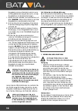 Предварительный просмотр 16 страницы Batavia 7050560 Translation Of The Original Instructions