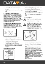 Предварительный просмотр 54 страницы Batavia 7050560 Translation Of The Original Instructions