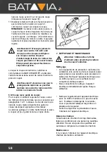 Предварительный просмотр 58 страницы Batavia 7050560 Translation Of The Original Instructions