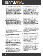 Предварительный просмотр 6 страницы Batavia BT-CS006 Operating Instructions Manual