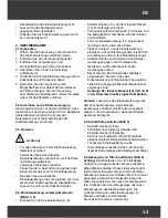 Предварительный просмотр 13 страницы Batavia BT-CS006 Operating Instructions Manual