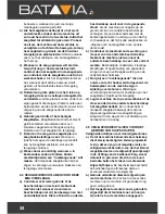 Предварительный просмотр 34 страницы Batavia BT-CS006 Operating Instructions Manual