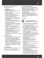 Предварительный просмотр 41 страницы Batavia BT-CS006 Operating Instructions Manual