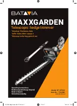 Предварительный просмотр 1 страницы Batavia MAXXGARDEN BT-HT002 Operating Instructions Manual