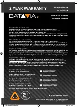 Предварительный просмотр 7 страницы Batavia TICK-TACK BT-MS001 Operating Instructions Manual