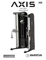 Batca AXIS Bodyweight Trainer Owner'S Manual preview