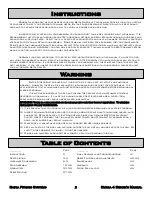 Preview for 2 page of Batca omega 4 Owner'S Manual