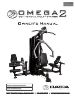 Предварительный просмотр 1 страницы Batca OMEGA2 Owner'S Manual