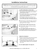 Preview for 4 page of Bath Royale MasterSuite BR283 Round Installation Instructions Manual