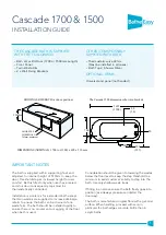 Bathe Easy Cascade 1700 Instruction Manual preview