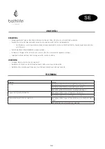 Preview for 3 page of Bathlife Betrakta BL-960470 Install Manual