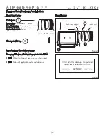 Предварительный просмотр 16 страницы Bathology Atmospheric 310 Installation And Operation Manual